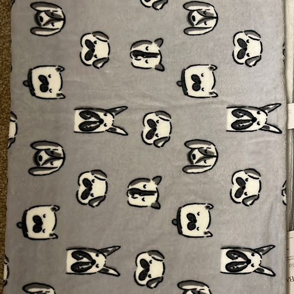 Envogue Velour 3 pc Cotton Bath and Hand Towel Set Dog Print Made to Last - Picture 4 of 8